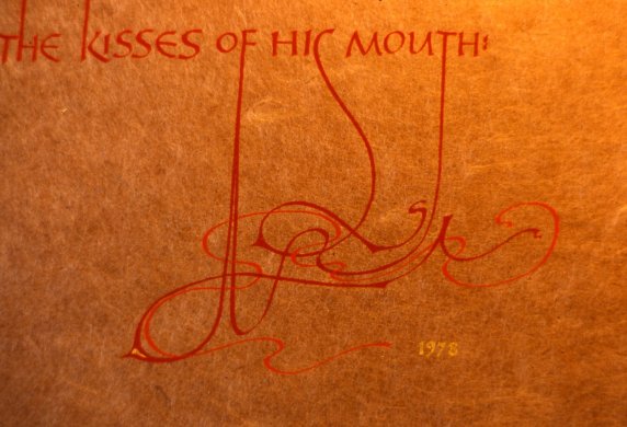 Manuscript book: detail of title page 
